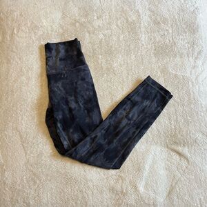 lululemon athletica Black Tie-Dye Leggings